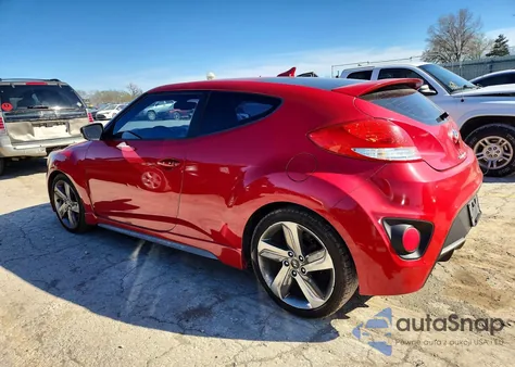 2013 Hyundai Veloster Turbo from USA, damaged, VIN KMHTC6AE5DU143568